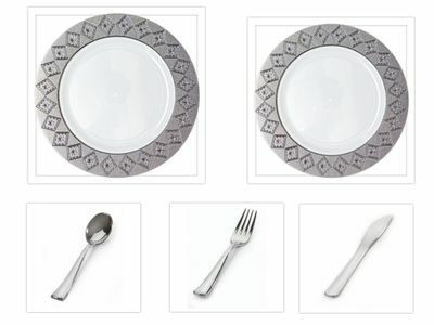 Imperial Collection - White and Silver