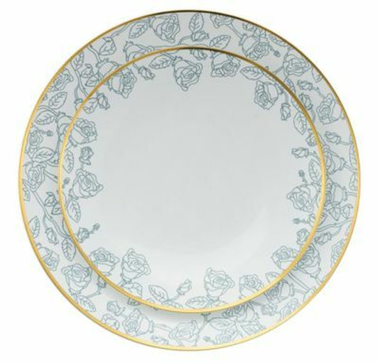 Golden Lace Design Black Plastic Plates 15 Dinner Plates And - Temu