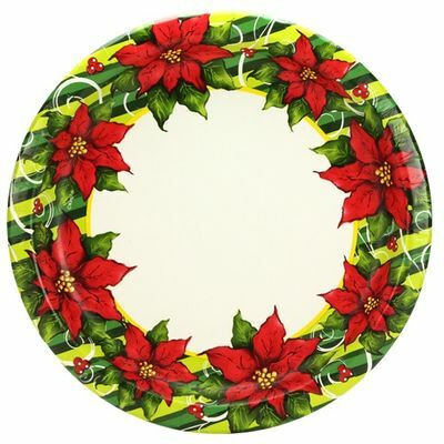 Poinsettia Wreath