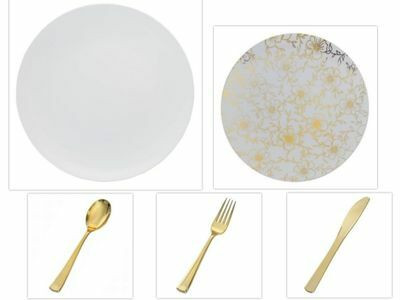 Versa Design Collection - White & Gold