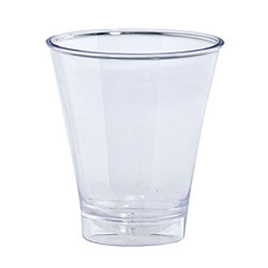 5 oz. Clear Plastic Double Shot Glass 10ct