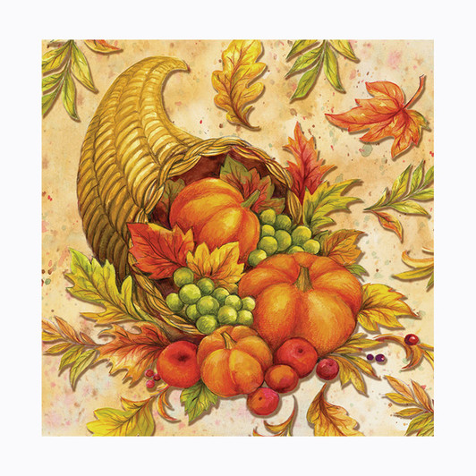 Abundant Cornucopia Luncheon Napkins 18ct.