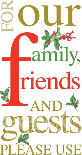 Christmas Please Use Guest / Buffet Napkins 16ct.