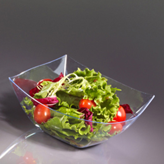 Clear 16oz. Square Plastic Serving Bowls 4ct.