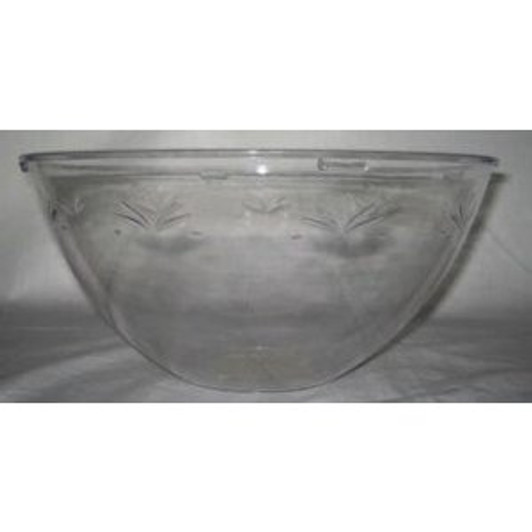 Clear Plastic Disposable Serving Bowl 12" D