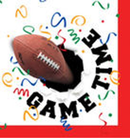 Game Time Football Beverage Napkins 16ct.