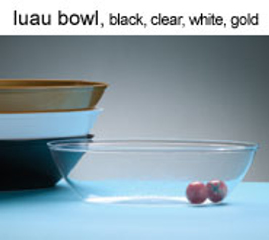 Gold Plastic Luau Bowl