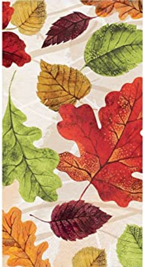 Luxe Leaves Guest / Buffet Fall / Thanksgiving Napkins 16ct.
