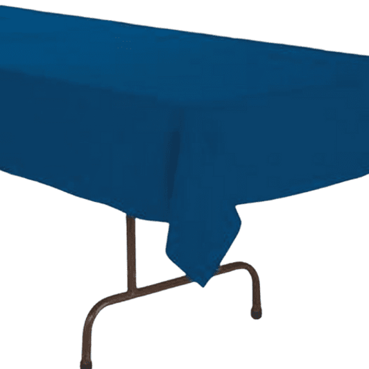 Navy Blue Polylined Tablecover 54" x 108"
