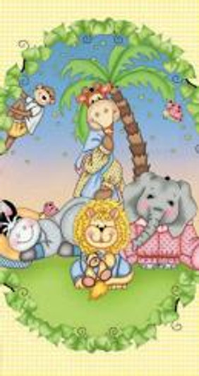 Nighty Night Bazooples Baby Shower Plastic Tablecoths 54" x 108"