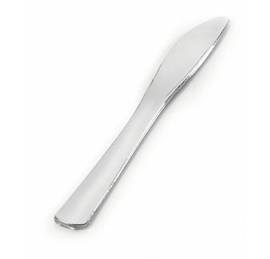 Silver Secrets Full Size Extra Heavy Plastic Knives 24ct.