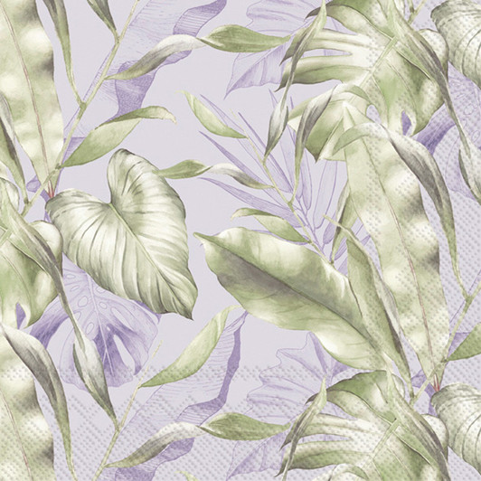 IHR Lunch Napkins Floral lilac