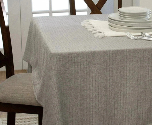 premium silver Waterproof Polyester Tablecloth