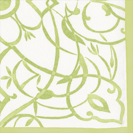 moss green airlaid lunch napkins