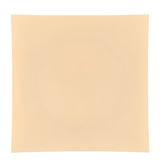 beige plastic square 13" chargers