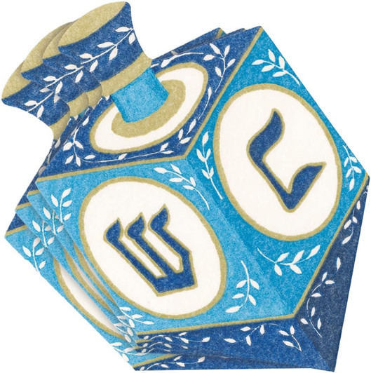 dreidel hanukkah napkins