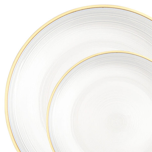 blue crystal  plastic plates