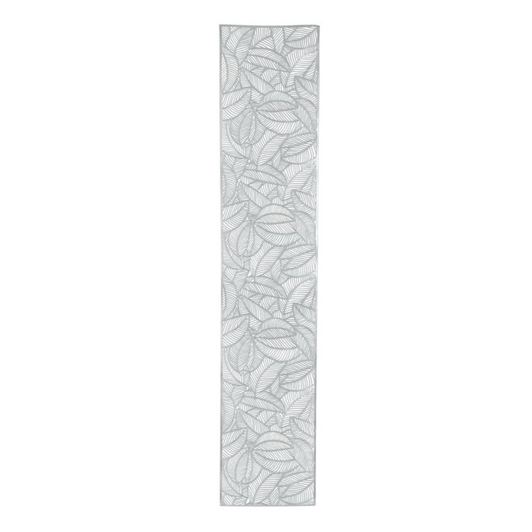 Silver Vinyl Leaf Laser Cut Table Runner - 1 Runner