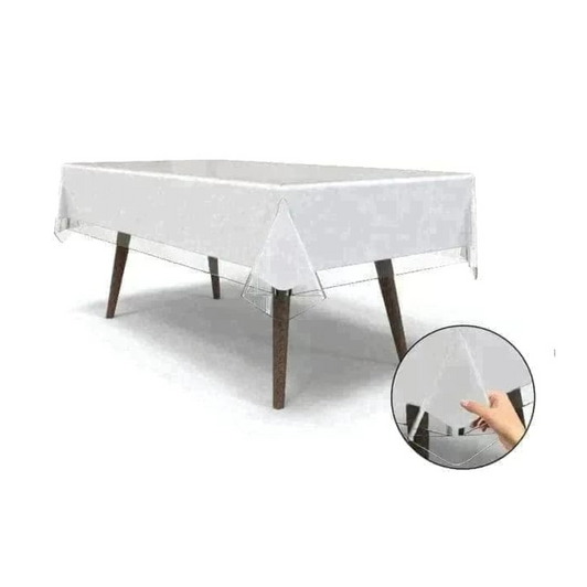 Premium Protector Clear Vinyl Tablecloth Cover - Durable and Stylish Protection for Your Table