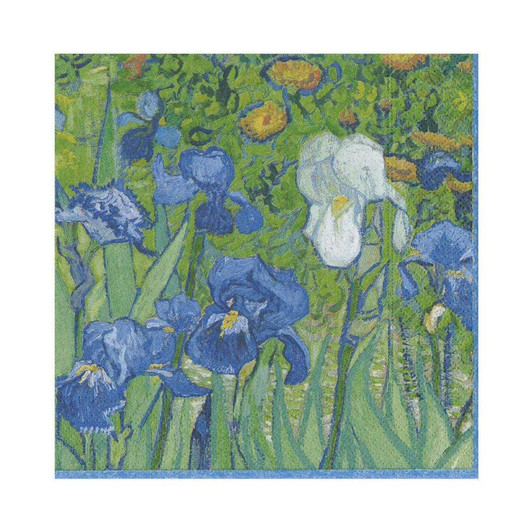 Van Gogh Irises Paper Luncheon Napkins - Pack of 20