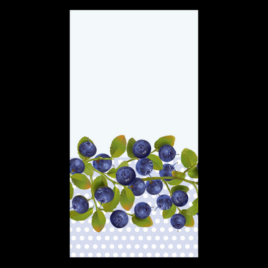 Blueberry Disposable Airlaid Buffet / Guest Napkins - Pack of 16