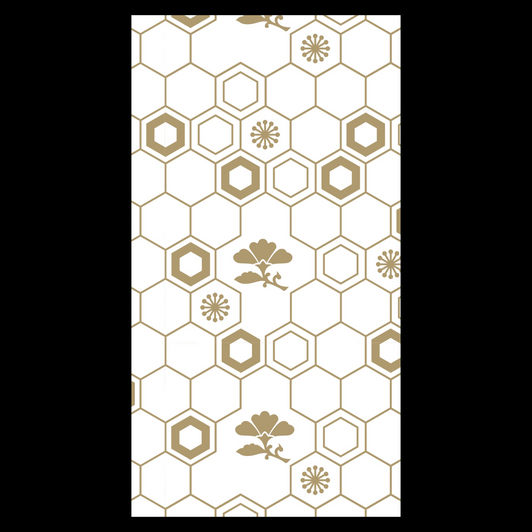 Honeycomb Floral Disposable Airlaid Buffet / Guest Napkins - Pack of 16