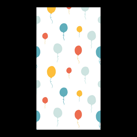 Balloon Doodle Disposable Airlaid Buffet / Guest Napkins - Pack of 16