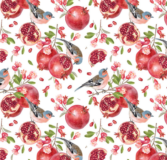 Bird Pom Disposable Airlaid Buffet / Cocktail Napkins - Pack of 20