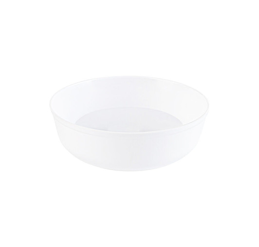 White Edge 6oz Plastic Dessert Bowls Count of 20