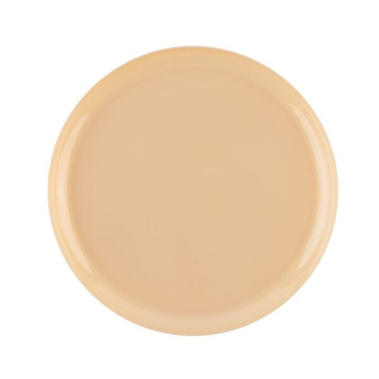 Beige Edge 8.6" Wedding Plastic Salad / Appetizer Plates 10ct