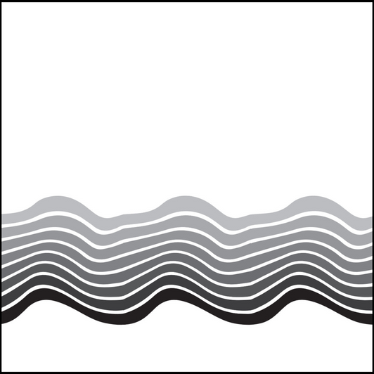Ombre Black Wave Disposable Airlaid Buffet / Cocktail Napkins - Pack of 20