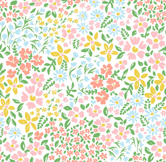 Scattered Garden Disposable Airlaid Buffet / Cocktail Napkins - Pack of 20