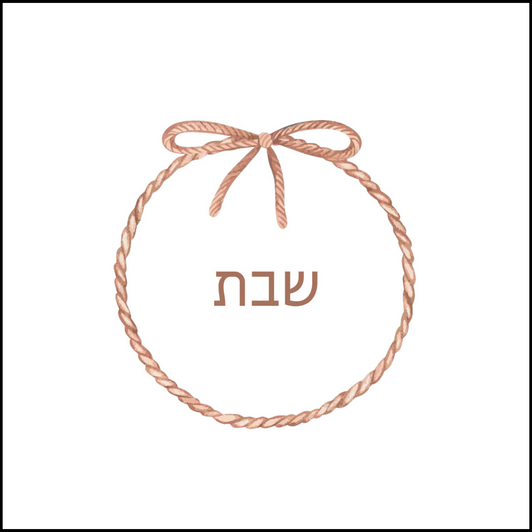 Shabbos Rope Disposable Airlaid Buffet / Cocktail Napkins - Pack of 20
