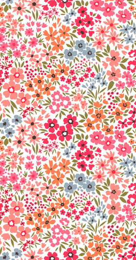 Pink Vibrant Floral Disposable Airlaid Buffet / Guest Napkins - Pack of 16