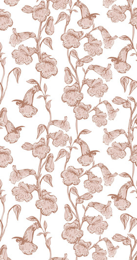 Soft Pink Blooms Disposable Airlaid Buffet / Guest Napkins - Pack of 16