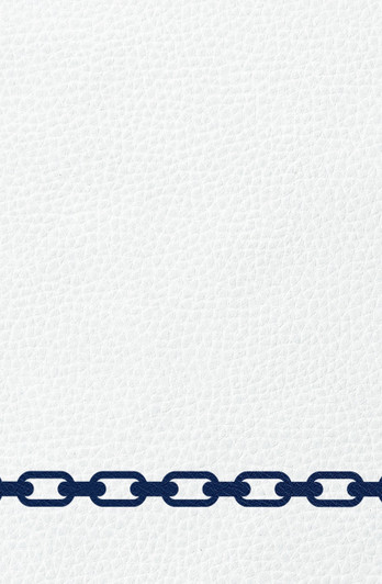 Navy Chain Disposable Airlaid Buffet / Guest Napkins - Pack of 16