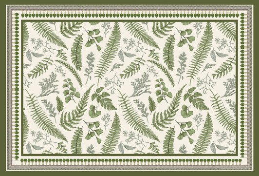 Batik Placemat 12.5" x 18.5" Durable Heavyweight Paper Elegant Table Setting - 24 Count