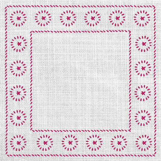 Calypso Charger Placemat 12.5" x 12.5" Durable Heavyweight Paper Elegant Table Setting - 24 Count