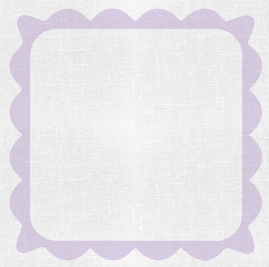 Lavender Caroline Charger Placemat 12.5" x 12.5" Durable Heavyweight Paper Elegant Table Setting - 24 Count