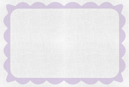 Lavender Caroline Placemat 12.5" x 18.5" Durable Heavyweight Paper Elegant Table Setting - 24 Count