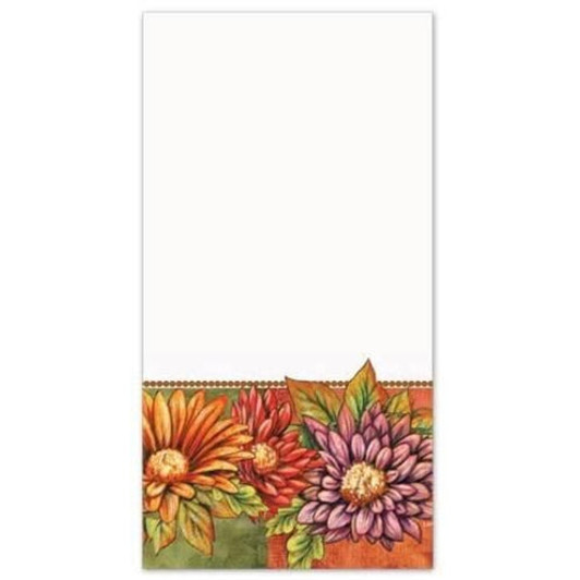 Floral Art Heavyweight Plastic Tablecover, 54" x 96", 1 Count Elegant Party Decor