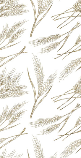 Wheat Bundles Disposable Airlaid Buffet / Guest Towel - Pack of 16