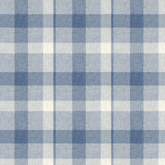 Farmhouse Blue Plaid Disposable Airlaid Buffet / Cocktail Napkin - Pack of 20