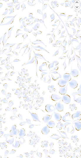 Icy Floral Disposable Airlaid Buffet / Guest Towel - Pack of 16