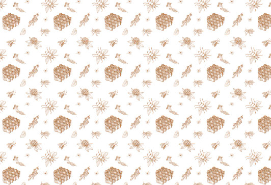 Rosh Hashana Sketch 12.5" x 18.5" Durable Heavyweight Paper Placemat Elegant Table Setting - 24 Count