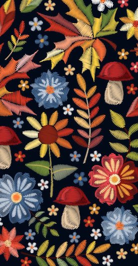 Autumn Assortment Disposable Airlaid Buffet / Printed Guest Towel - Pack of 16