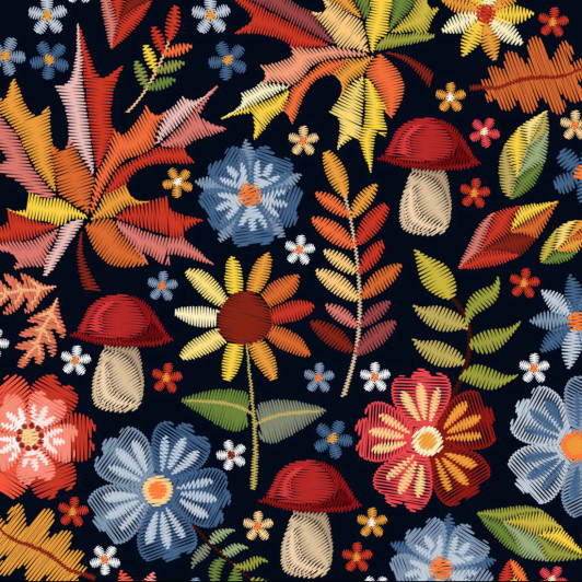 Autumn Assortment Disposable Airlaid Buffet / Cocktail Napkin - Pack of 20