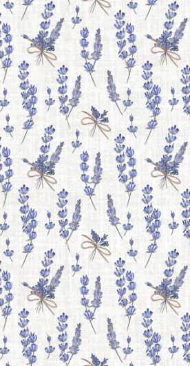 Lavender Linen Disposable Airlaid Buffet / Printed Guest Towel - Pack of 16