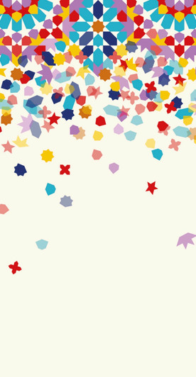 Mosaic Motif Disposable Airlaid Buffet / Printed Guest Towel - Pack of 16