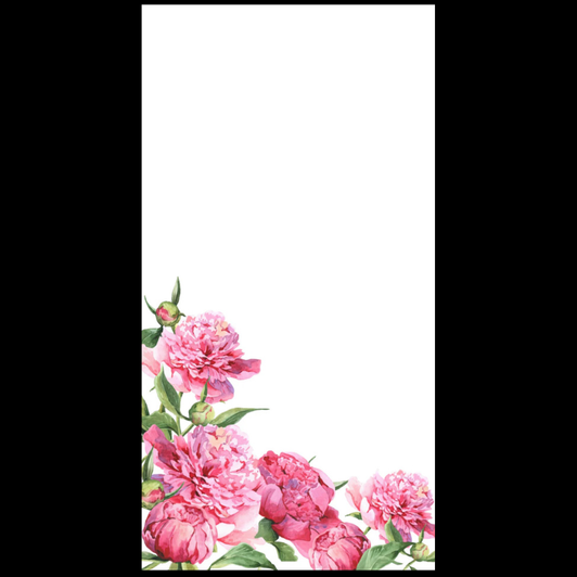 Peony Perfect Disposable Airlaid Buffet/Guest Towels Linen-Feel Luxury Napkins for Parties, Bathroom & Events - 16 Pack